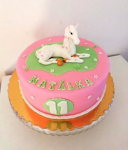 dět_534-dort s jednorožcem v růžovo-zeleno bílé barvě.jpg