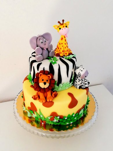 dět_535-safari dort se slonem, žirafou, lvem a zebrou.jpg